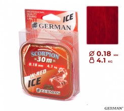 Леска "W-Red ICE" 30м / 0,18мм