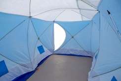Палатка СТЭК- КУБ-3 (3х СЛОЙНАЯ) ДУБЛЬ ширина - 2.2х4.4м. высота- 2.10м.