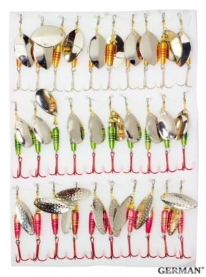 Блесна 5145 вертушка ручнаяя работа уп.30шт