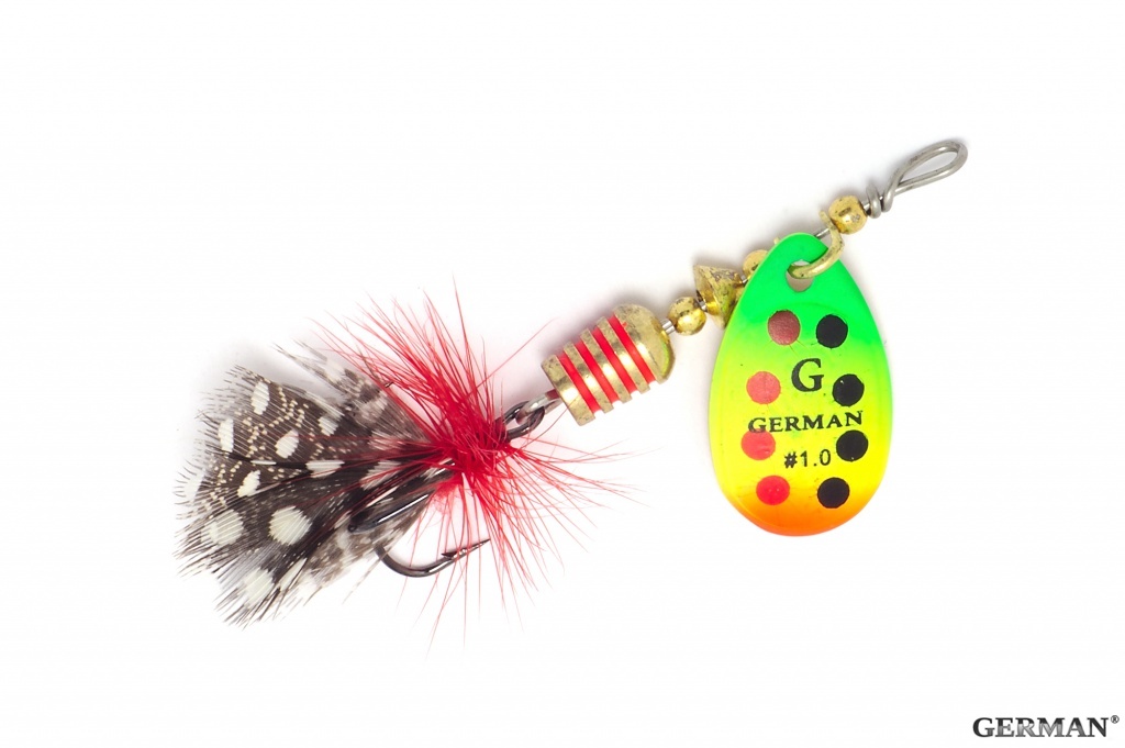 Блесна вращ. латунь 5128 / 4 гр / G6 цвет