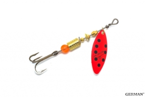 Блесна вращающаяся 5100-1 / 6 гр / 2 цвет уп.5шт