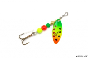 Блесна вращающаяся 5132-1 / 6 гр / 3 цвет уп.5шт