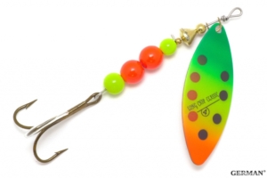 Блесна вращающаяся 5132-4 / 20 гр / 4 цвет уп.5шт