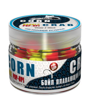Бойл насадочный плавающий Double Pop-Up 14мм Corn/Crab (Кукуруза/Краб) 90мл