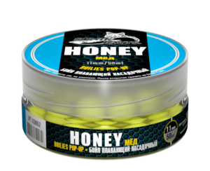 Бойл насадочный плавающий Pop-Up 11мм Honey (Мед) 50мл