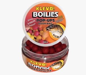 Бойлы насадочные KLEVO ( плавающие) желтый КУКУРУЗА d-14мм 100г