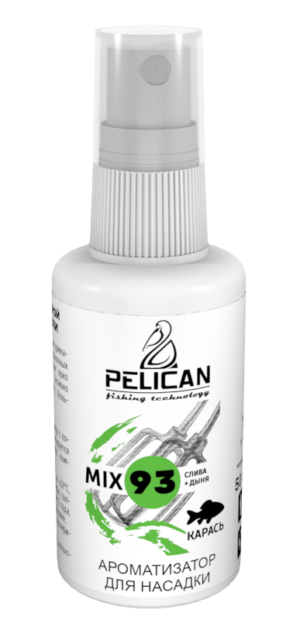 Дип-Спрей PELICAN "MIX 93 КАРАСЬ-СЛИВА+ДЫНЯ" 50мл