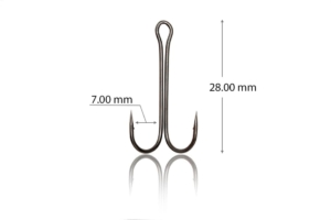Двойник Double Hook  №8 (длин. цевьё) уп.100шт