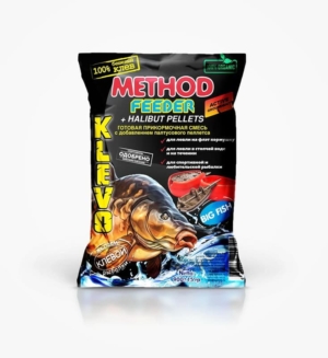 Фидер-метод с добавлением пеллетса BLACK HALIBUT - ПЕЧЕНЬ 900г