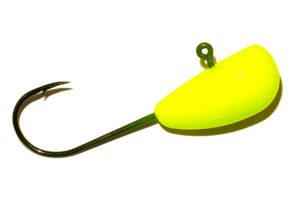Груз джиг плавающий цв.желт.0,7г кр 1/0 уп.3шт
