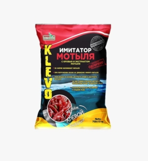 Имитатор мотыля KLEVO (на основе мотыльного экстракта) d-2 мм КРЕВЕТКА 700 г