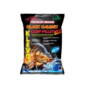 Карповый пеллетс KLEVO BLACK HALIBUT ПАЛТУС-4мм 700г