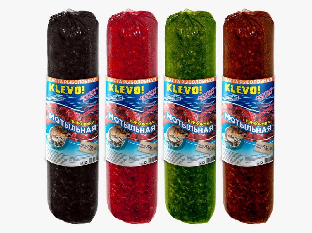 Колбаса KLEVO "ПАСТА МОТЫЛЬНАЯ" красная КЛУБНИКА 700г