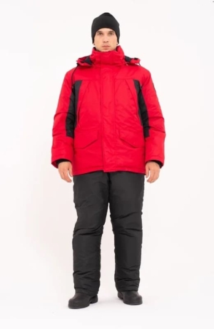 Костюм поплавок "ФИШЕР -45" таслан цв.Красный/Черный р.48-50/182-188