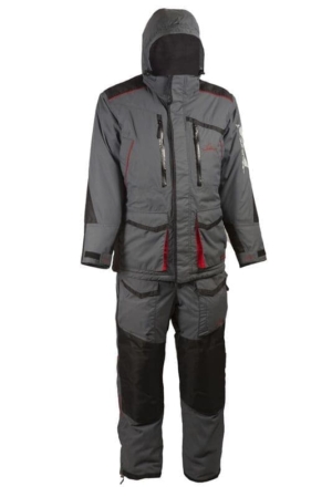 КОСТЮМ SIBERIA ,ЦВ.СЕРЫЙ/ЧЕРНЫЙ, Р.52-54