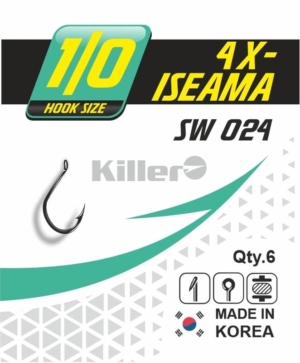 Крючок Killer 4-x ISEAMA №4 арт.024