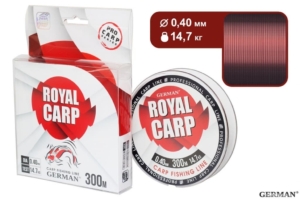 Леска карповая "ROYAL CARP BU" 300 м / 0.40 мм