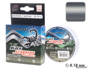 Леска "BLACK SCORPION - 2" 100 м / 0.18 мм