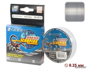 Леска "BROWN SCORPION - 2" 100 м / 0.25 мм