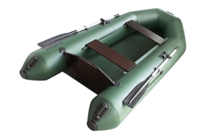 Лодка Муссон 2800 (Без-привала. Без-слани) цв.Зеленый.