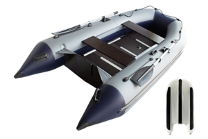 Лодка Муссон 3300 СК Актив цв.Серо-синий