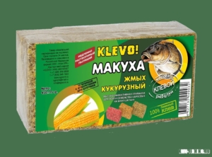 Макуха KLEVO Кукурузная кубики-10шт СЛИВА 450г