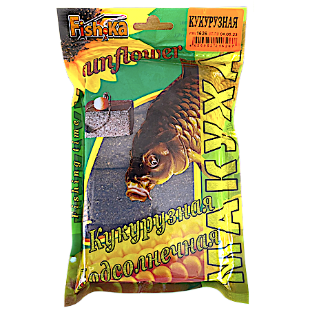 Макуха "Fish.ka" Кукуруза+Подсолн. ТУТТИ-ФРУТТИ 8шт