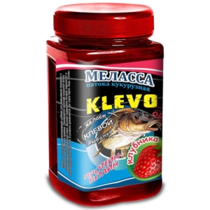 Меласса кукурузная+бетаин KLEVO сладкая, красная КЛУБНИКА 700г