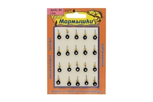 Мормышка  "Вольфрам" ДРОБЬ Ø6-1.9гр цвет.167 уп.20шт