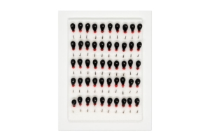 Мормышка "Вольфрам" К Ø4 ЭО ЧЁРНЫЕ уп.50шт