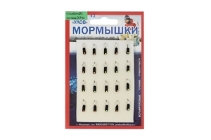 Мормышка  "Вольфрам" СТОЛБИК Ø3-0.9гр цвет.43 уп.20шт