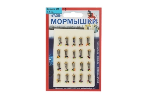 Мормышка  "Вольфрам" ВЕДЬМА Ø4-1.5гр цвет.19 уп.20шт