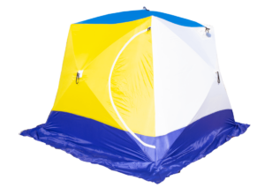 Палатка СТЭК- КУБ-4 (3х СЛОЙНАЯ) не дышащая ширина - 2.50м, высота- 2.05м.