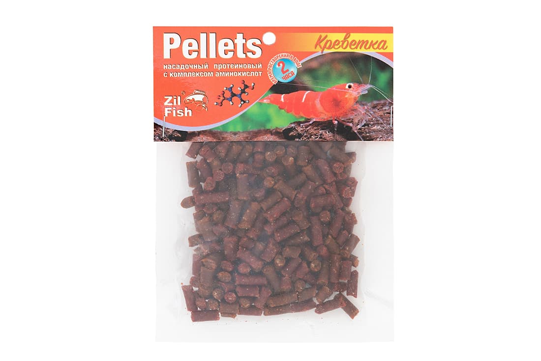 Пеллетс насадочный протеиновый Zil-Fish 6мм "Креветка"