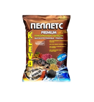 Пеллетс Подсолнечный KLEVO НАТУРАЛЬНЫЙ d-6мм 700г