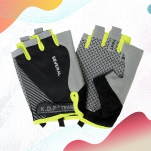 Перчатки спиннингиста KDF Several цв.Черно-Зеленый