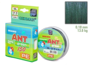 Плетенка ANT Green 150m 0.18мм