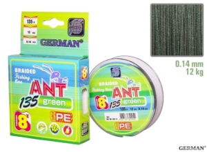 Плетенка ANT Green 8-PE 135m 0.14мм