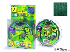 Плетенка SPIDER-GREEN 150m 0.20мм