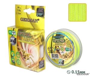 Плетенка SPIDER YELLOW 100m 0.35мм