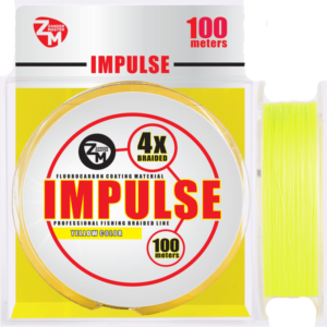 Плетенка ZM IMPULS 100m  0.14мм Желтая