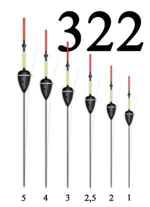 Поплавок Бальсовый "Wormix" №322  2гр уп.10шт