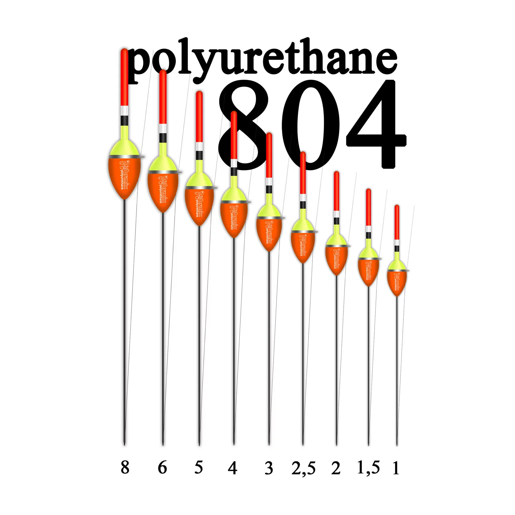 Поплавок Полиуретан "Wormix" №804 6гр уп.10шт
