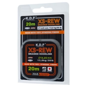 Поводковый материал KDF XS Rew 0,25мм 20м 13,6кг цв.Зеленый