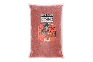 Прикормка ZIL-FISH "BIG-FISH" Клубника 700гр