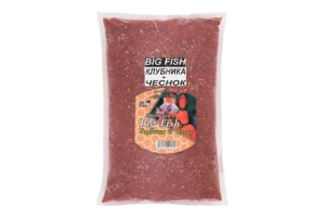 Прикормка ZIL-FISH "BIG-FISH" Клубника+Чеснок 700гр