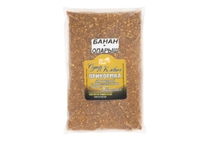 Прикормка ZIL-FISH увлажненная на мелассе "Банан+Опарыш" 1кг