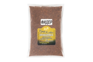 Прикормка ZIL-FISH увлажненная на мелассе "Фидер" 1кг