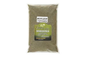 Прикормка ZIL-FISH увлажненная на мелассе "Молодой горох" 1кг