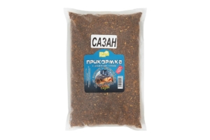 Прикормка ZIL-FISH увлажненная на мелассе "Сазан" 1кг